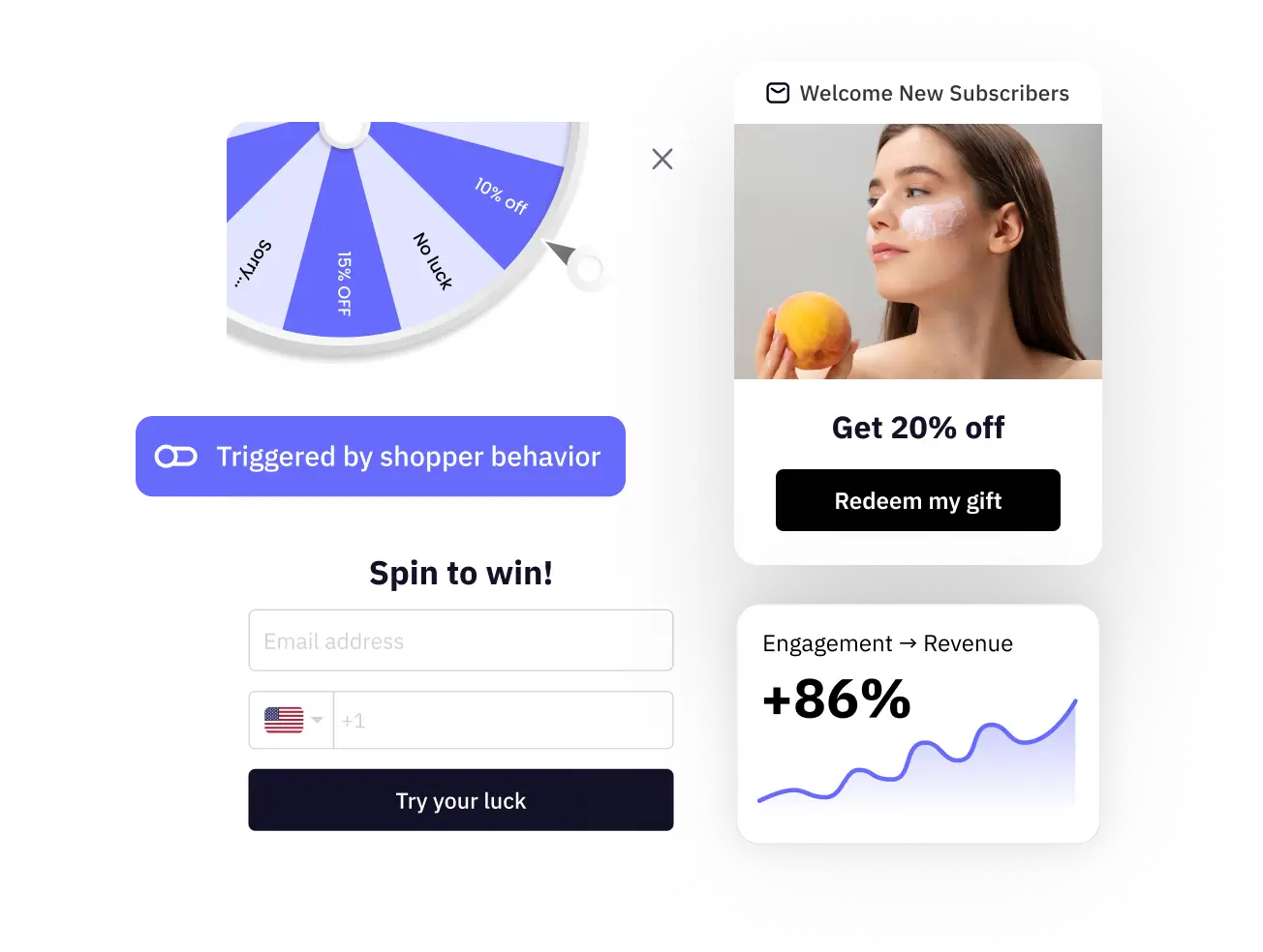 SendWILL pop Up & email marketing